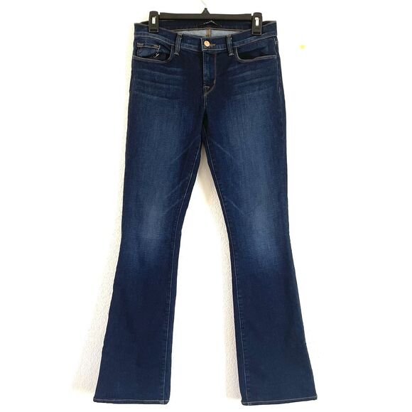 J Brand Denim Women’s Betty Boot-Cut Jeans Starlight Stretch Blue - Picture 2 of 12